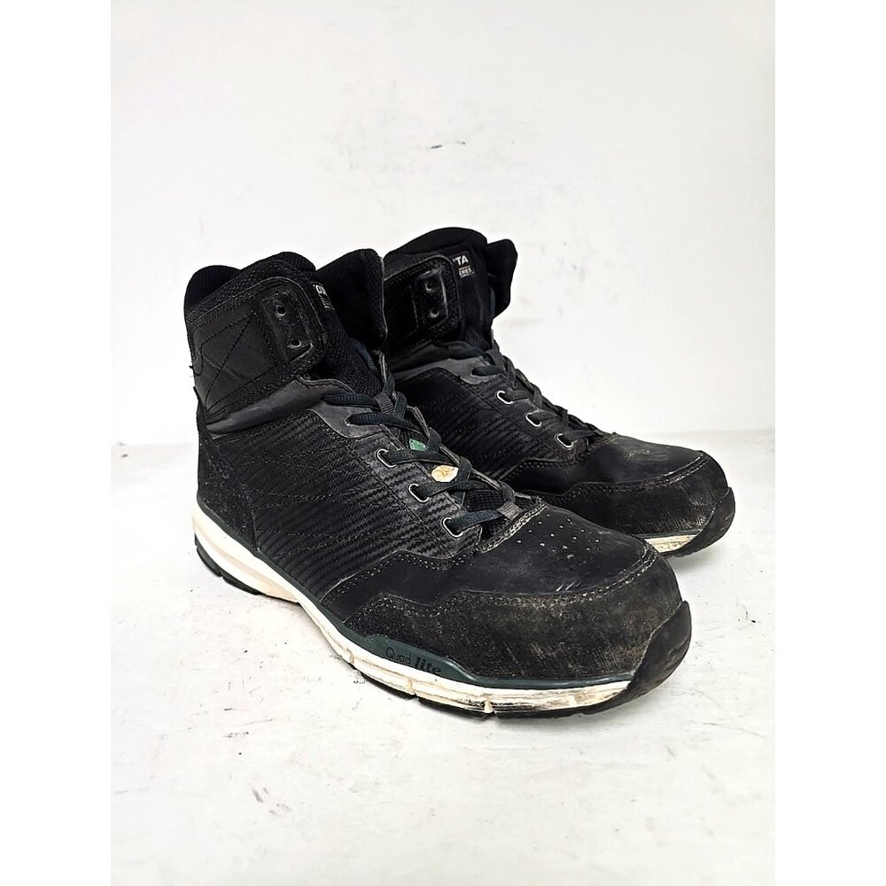 Dakota Men's 3617 Mid-Cut Quad Lite Steel Toe Steel Plate Shoes Black Size 10M